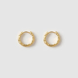 Brinco Argola Kira - Ouro 18K | SILLENE - Midi - 18mm