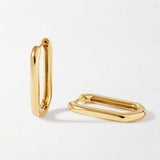 Brinco Argola Link - Ouro 18K | SILLENE