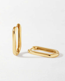 Brinco Argola Link - Ouro 18K | SILLENE