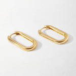 Brinco Argola Link - Ouro 18K | SILLENE