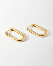 Brinco Argola Link - Ouro 18K | SILLENE
