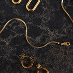 Brinco Argola Link - Ouro 18K | SILLENE
