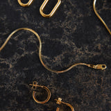Brinco Argola Link - Ouro 18K | SILLENE