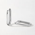 Brinco Argola Link - Prata | SILLENE