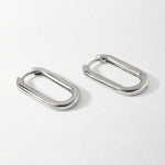 Brinco Argola Link - Prata | SILLENE