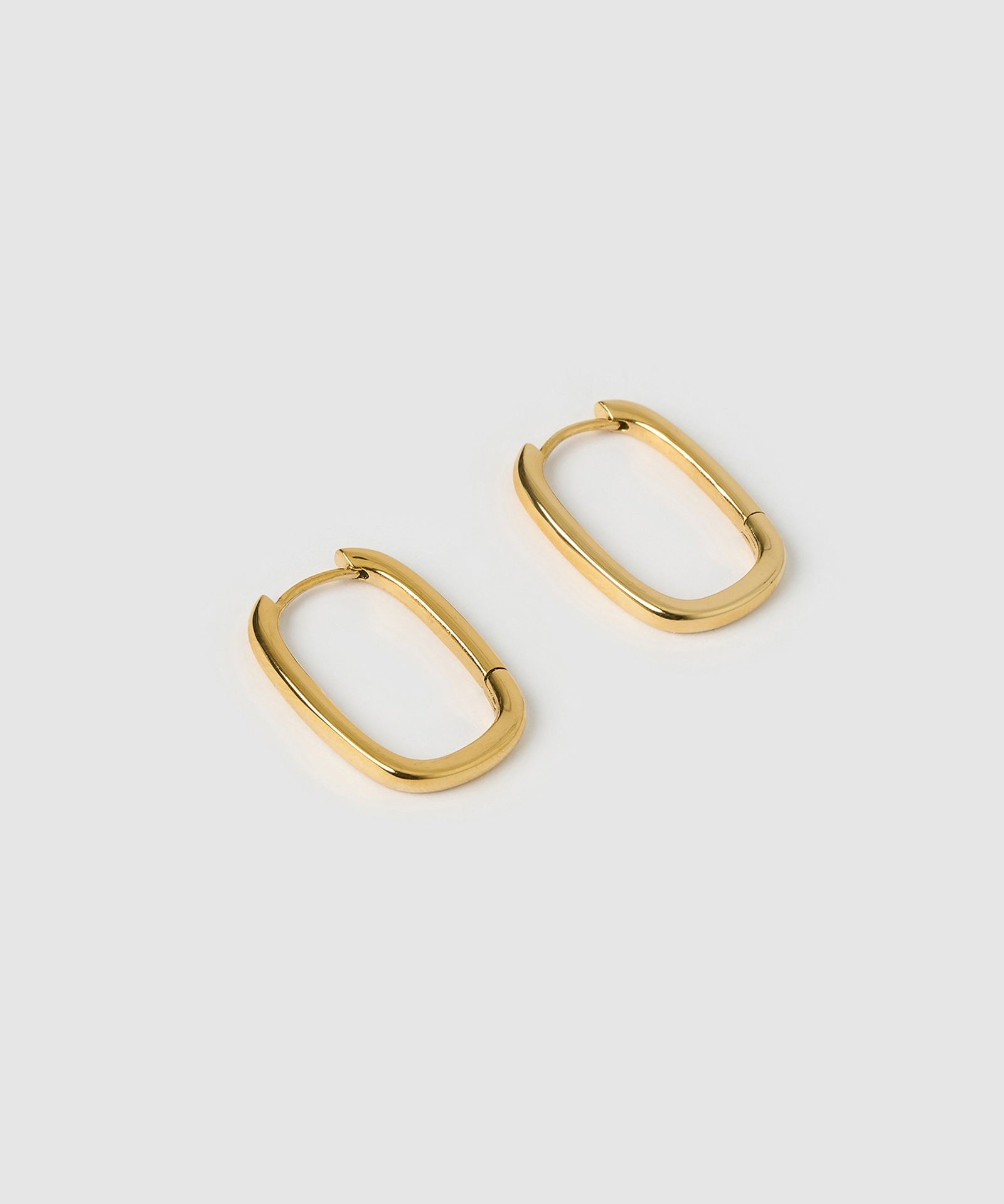 Brinco Argola Link-Up Grande - Ouro 18K | SILLENE