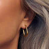 Brinco Argola Link-Up Grande - Ouro 18K - detalhe 02 | SILLENE