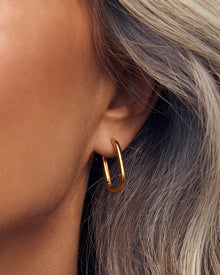 Brinco Argola Link-Up Grande - Ouro 18K - detalhe 02 | SILLENE