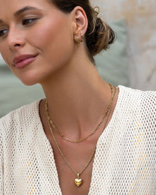 Brinco Argola Link-Up Grande - Ouro 18K - detalhe 06 | SILLENE