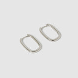 Brinco Argola Link-Up Grande - Prata | SILLENE