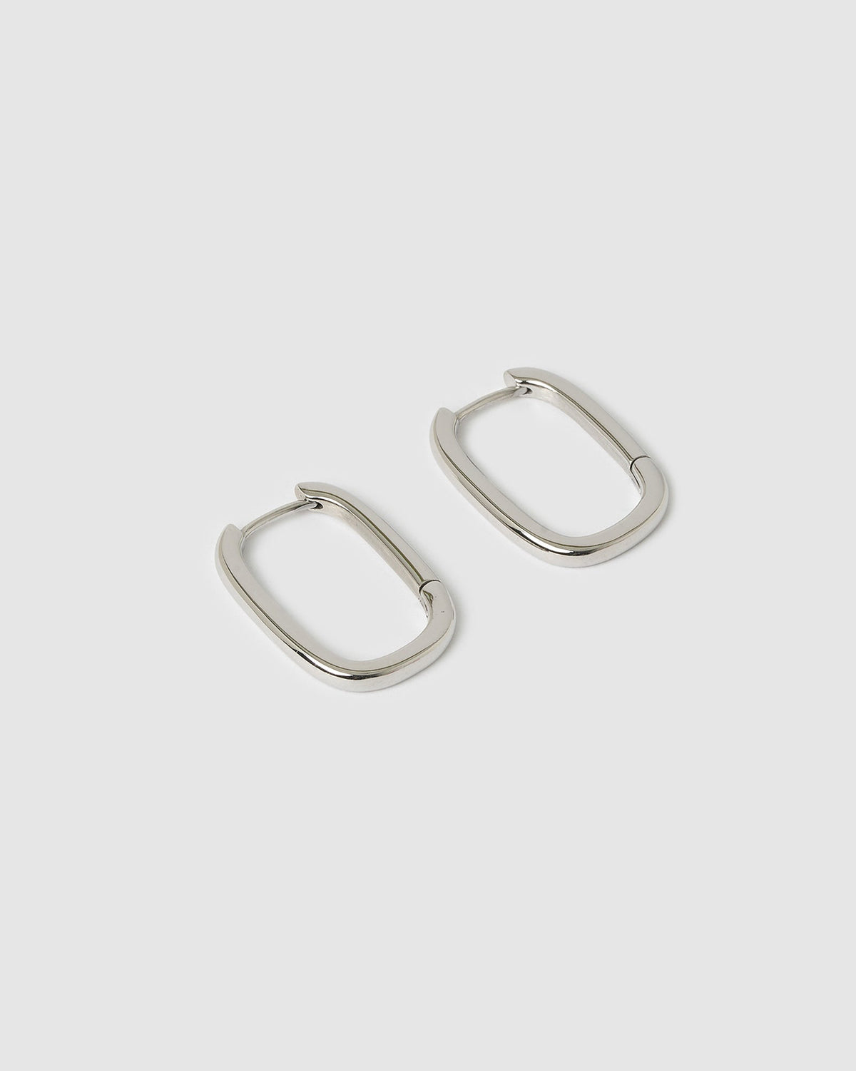Brinco Argola Link-Up Grande - Prata | SILLENE