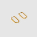 Brinco Argola Link-Up Médio - Ouro 18K | SILLENE
