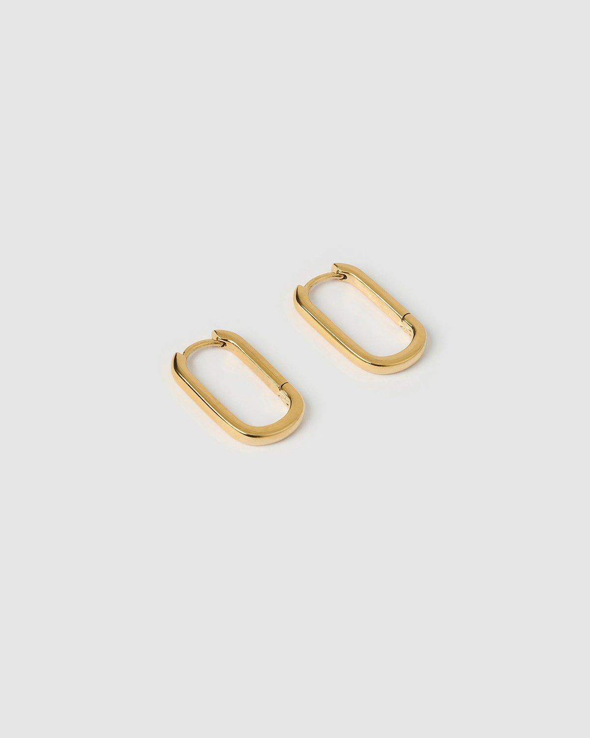 Brinco Argola Link-Up Médio - Ouro 18K | SILLENE