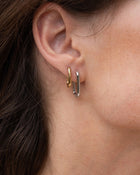 Brinco Argola Link-Up Médio - Ouro 18K - detalhe 04 | SILLENE