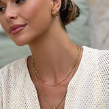 Brinco Argola Link-Up Médio - Ouro 18K - detalhe 05 | SILLENE