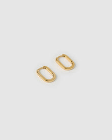 Brinco Argola Link-Up Pequeno - Ouro 18K | SILLENE