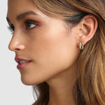 Brinco Argola Link-Up Pequeno - Ouro 18K - detalhe 03 | SILLENE