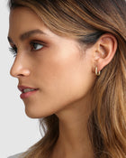 Brinco Argola Link-Up Pequeno - Ouro 18K - detalhe 03 | SILLENE