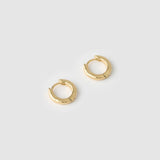 Brinco Argola Luka - Ouro 18K | SILLENE