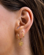 Brinco Argola Luka - Ouro 18K | SILLENE