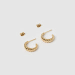Brinco Argola Lulu - Ouro 18K | SILLENE