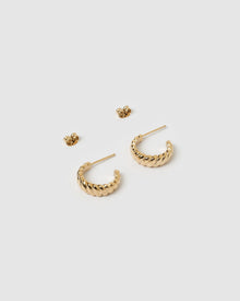 Brinco Argola Lulu - Ouro 18K | SILLENE