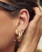 Brinco Argola Lulu - Ouro 18K | SILLENE - tamanhos