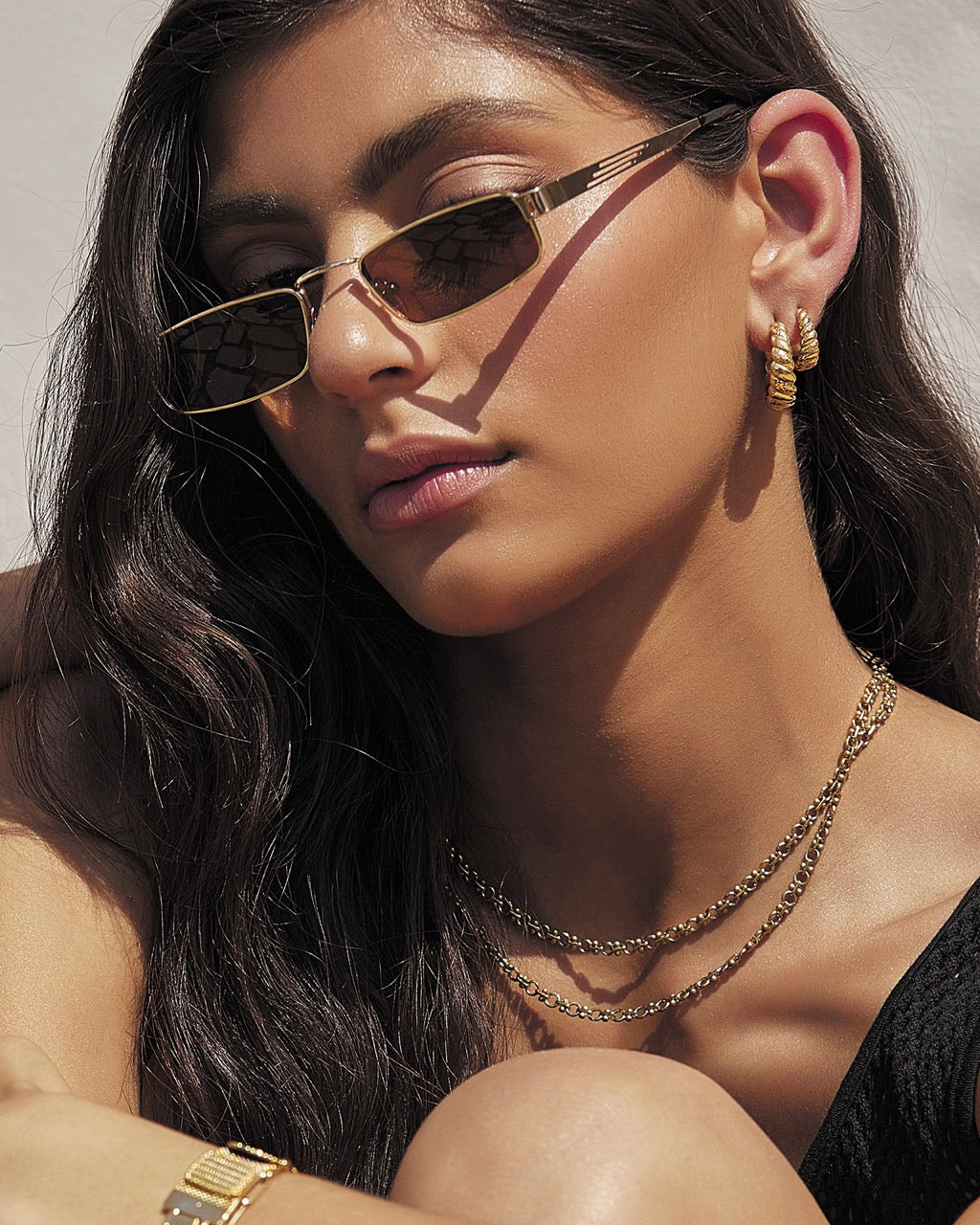 Brinco Argola Lulu - Ouro 18K | SILLENE - uso
