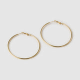 Brinco Argola Maddy - Ouro 18K | SILLENE - Grande - 60mm