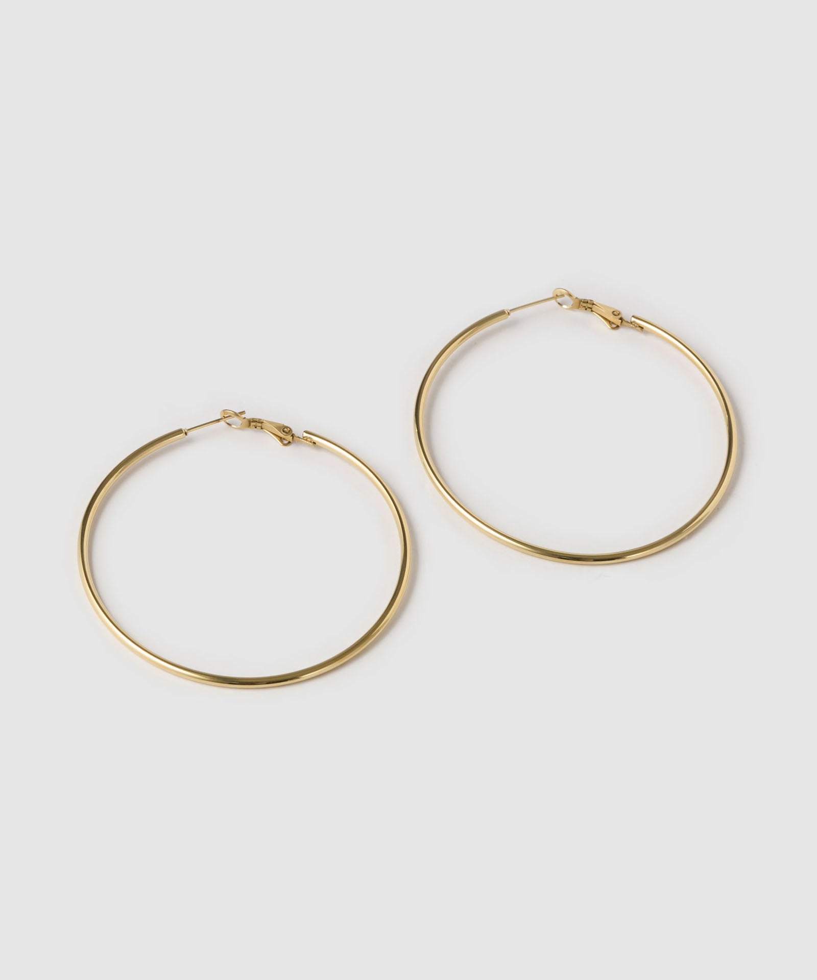 Brinco Argola Maddy - Ouro 18K | SILLENE - Grande - 60mm