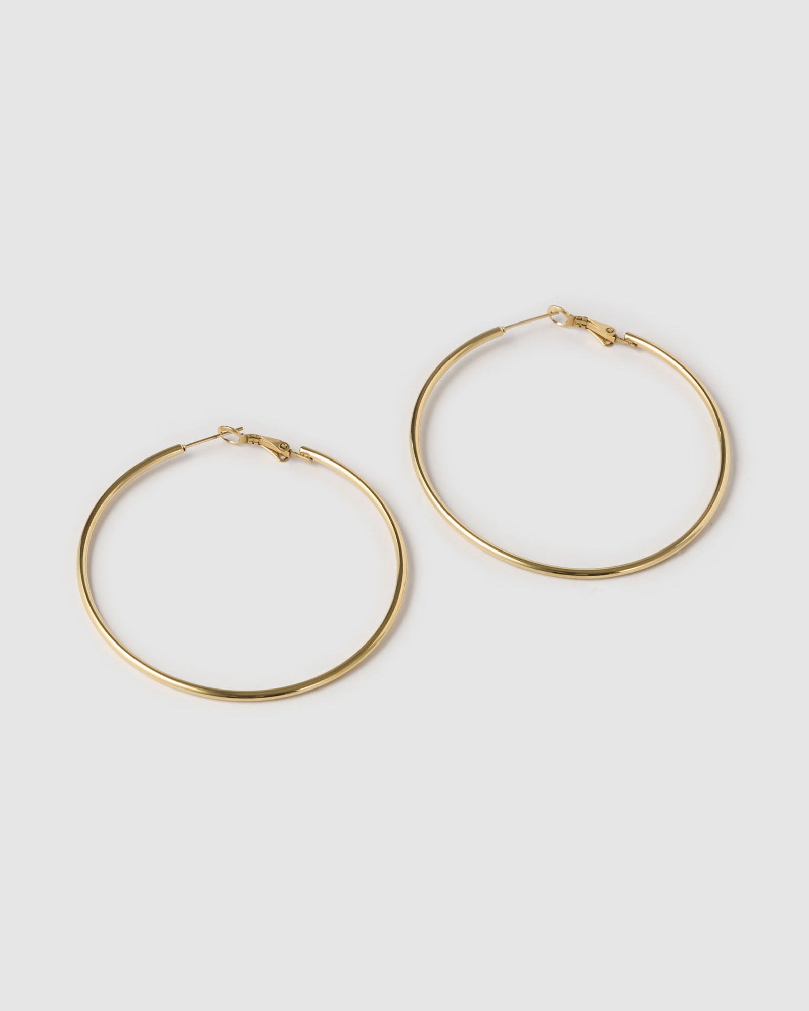 Brinco Argola Maddy - Ouro 18K | SILLENE - Grande - 60mm