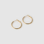 Brinco Argola Maddy - Ouro 18K | SILLENE - Mini - 30mm