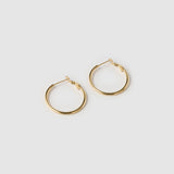 Brinco Argola Maddy - Ouro 18K | SILLENE - Mini - 30mm