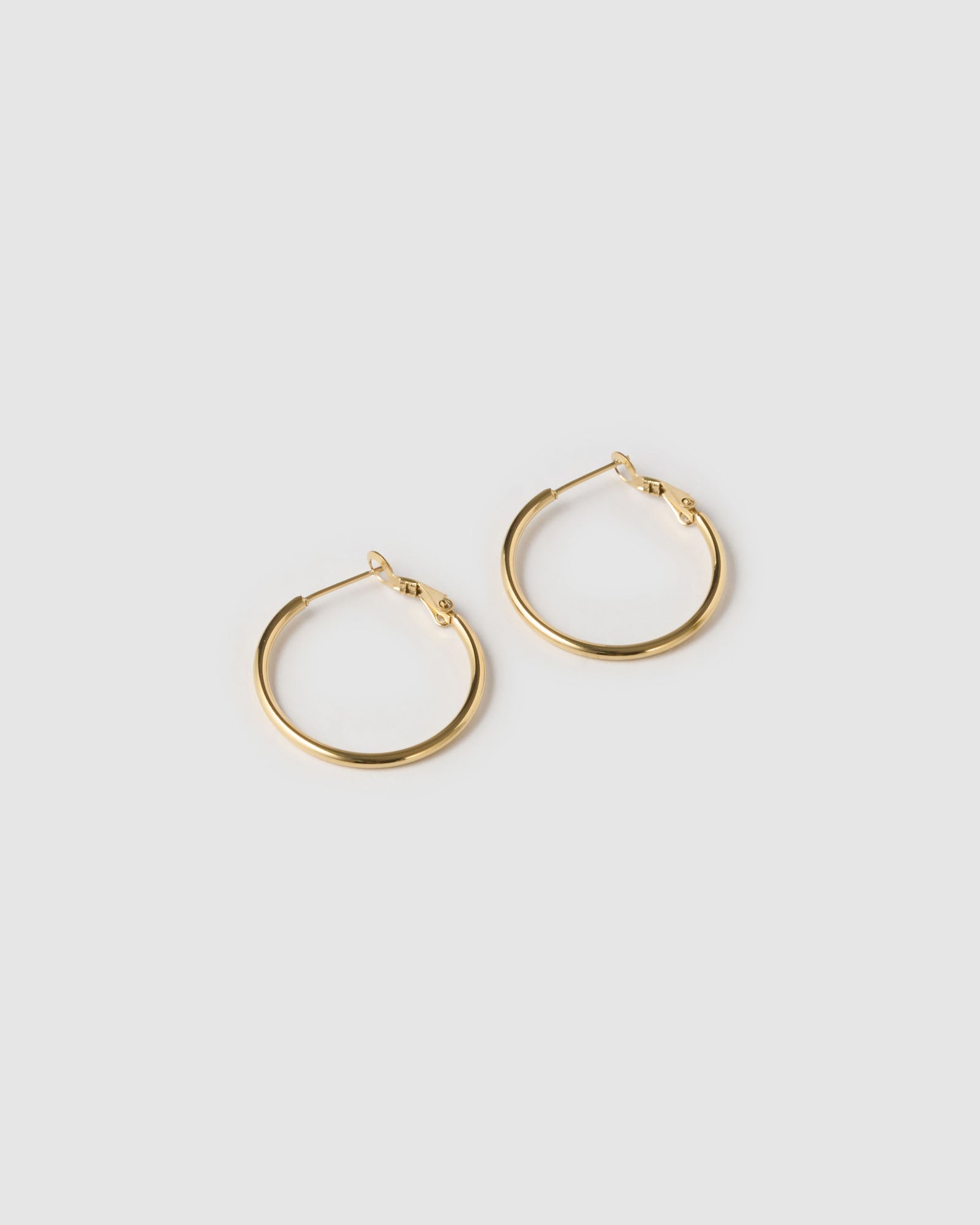 Brinco Argola Maddy - Ouro 18K | SILLENE - Mini - 30mm