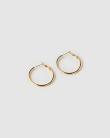 Brinco Argola Maddy - Ouro 18K | SILLENE - Mini - 30mm