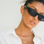 Brinco Argola Marbella - Ouro 18K - detalhe 02 | SILLENE