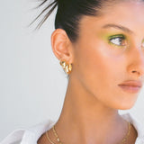 Brinco Argola Marbella - Ouro 18K - detalhe 04 | SILLENE