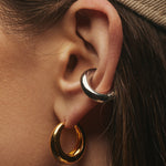 Brinco Argola Marbella - Ouro 18K - detalhe 05 | SILLENE