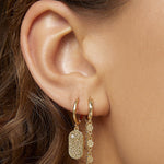 Brinco Argola Mendoza - Ouro 18K | SILLENE - uso