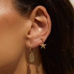 Brinco Argola Mendoza - Ouro 18K | SILLENE - uso