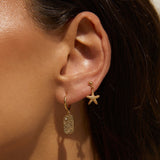 Brinco Argola Mendoza - Ouro 18K | SILLENE - uso