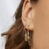 Brinco Argola Mendoza - Ouro 18K | SILLENE - uso