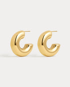Brinco Argola Noemi - Ouro 18K | SILLENE