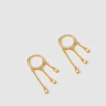 Brinco Argola Opal - Ouro 18K | SILLENE