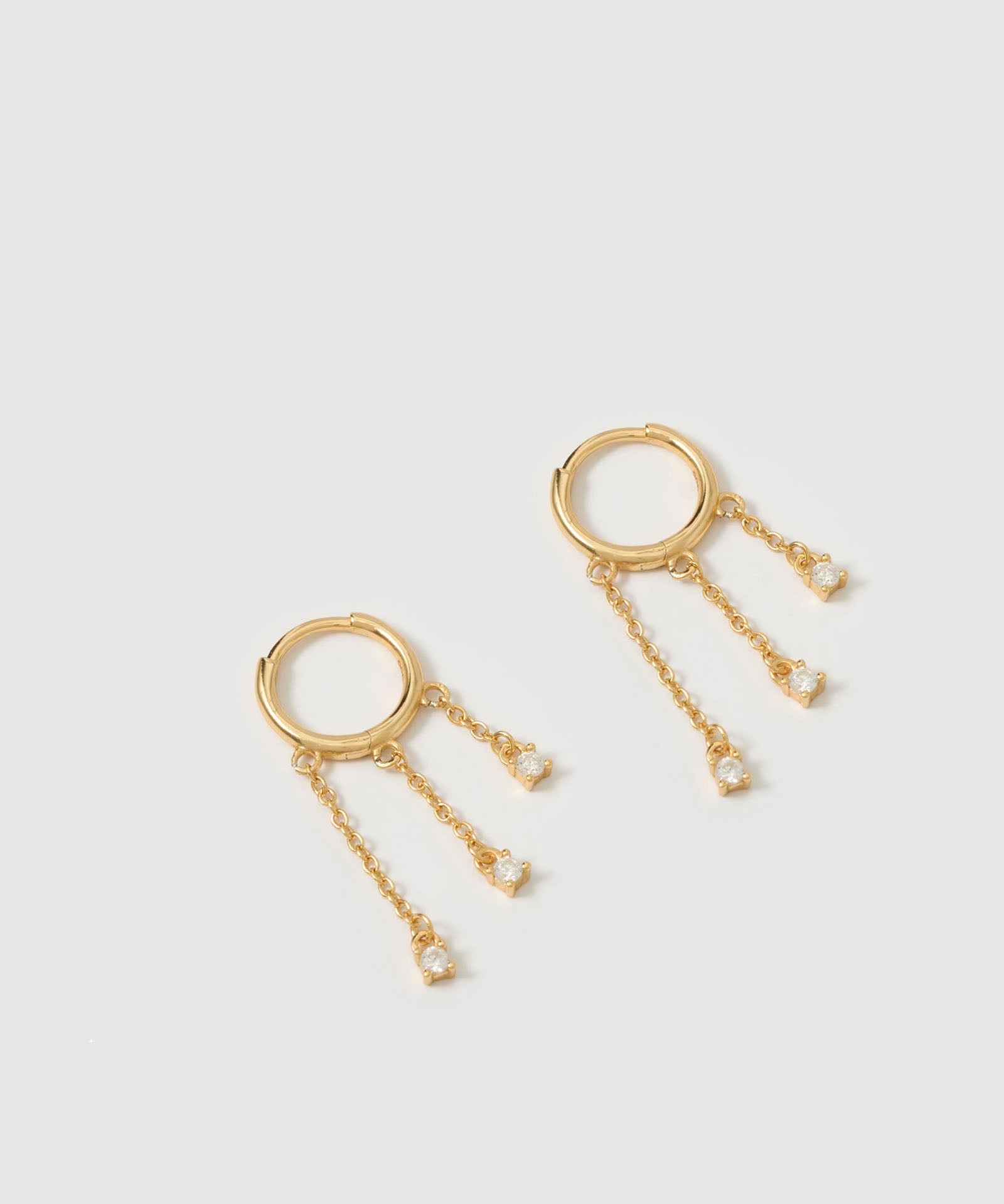 Brinco Argola Opal - Ouro 18K | SILLENE