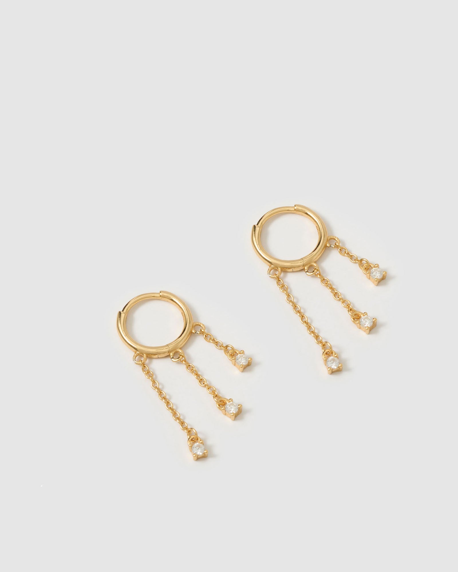 Brinco Argola Opal - Ouro 18K | SILLENE