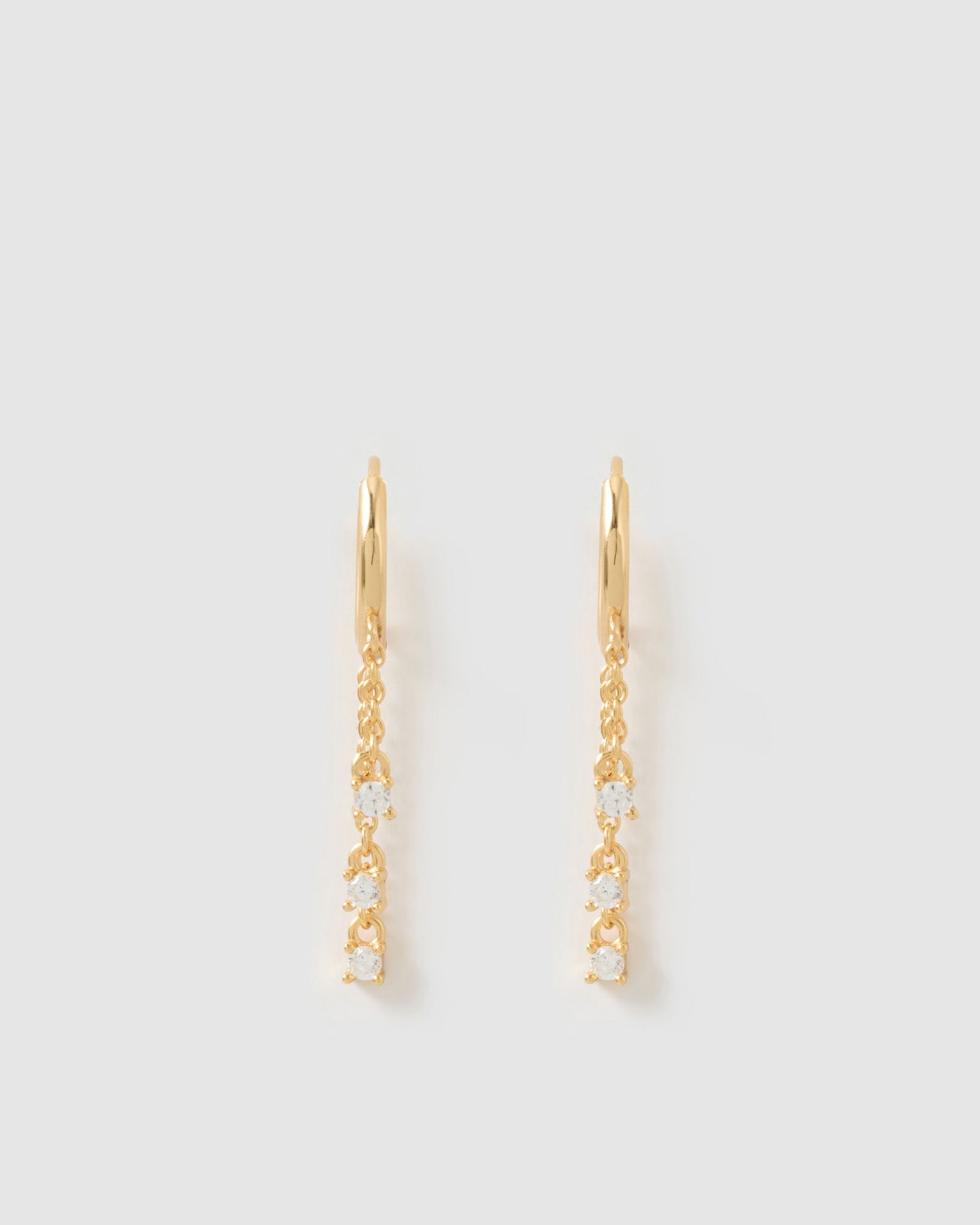 Brinco Argola Opal - Ouro 18K | SILLENE