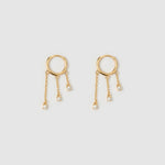 Brinco Argola Opal - Ouro 18K | SILLENE