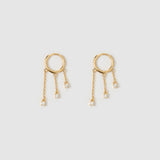 Brinco Argola Opal - Ouro 18K | SILLENE