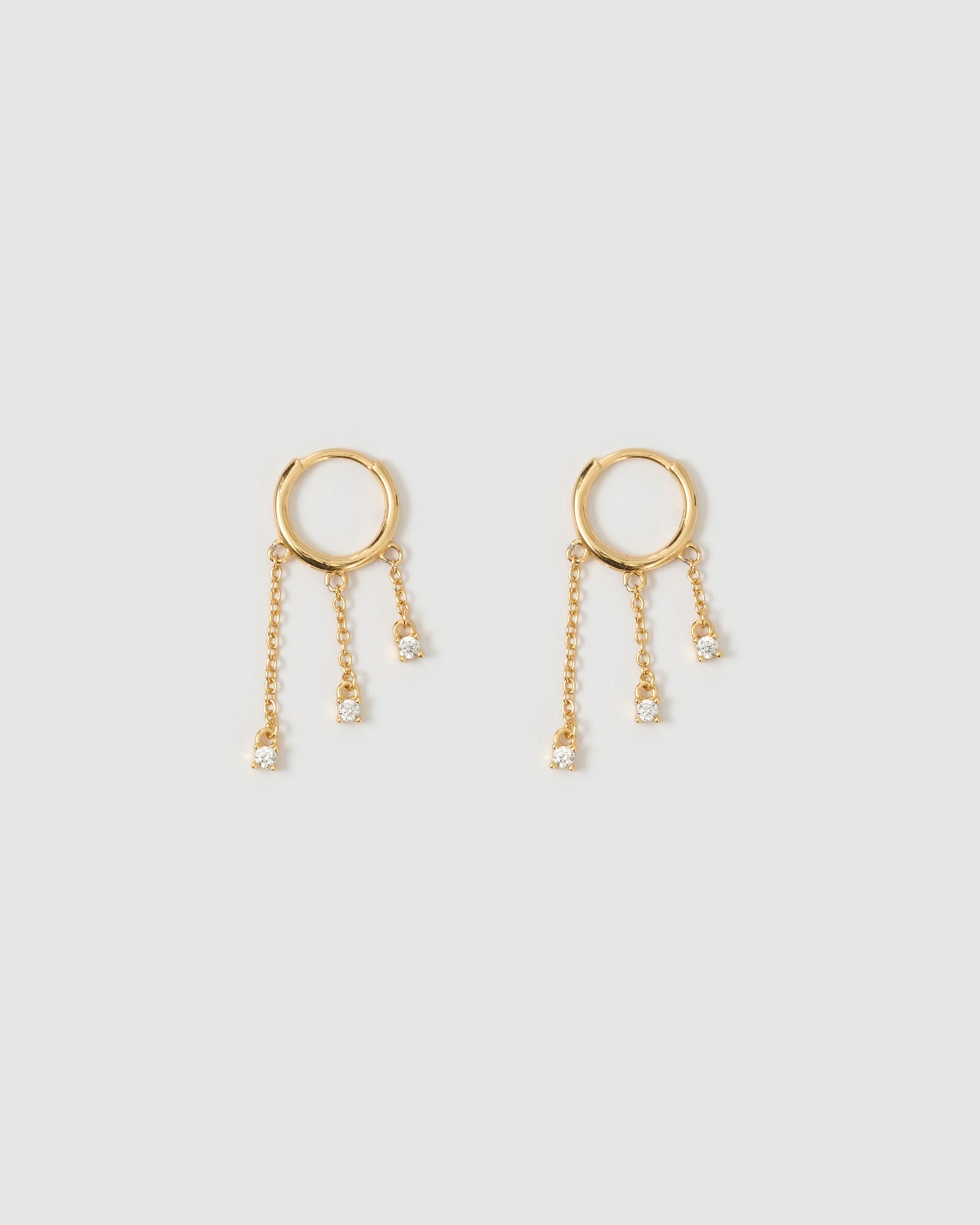 Brinco Argola Opal - Ouro 18K | SILLENE
